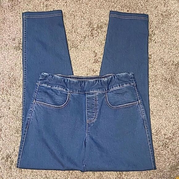 🌴JEANS NWOT  Straight From The Product Sample Line HAND PAINTED - Picture 3 of 12